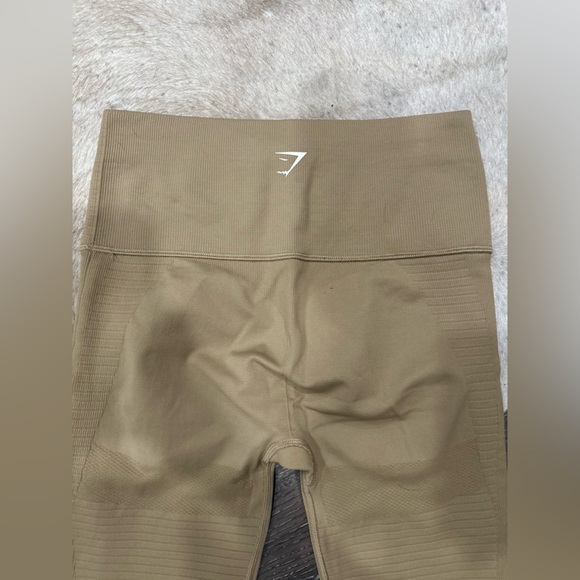 Gymshark ENERGY SEAMLESS LEGGINGS Biscotti Brown Size Small Women Gym Workout - Picture 7 of 9